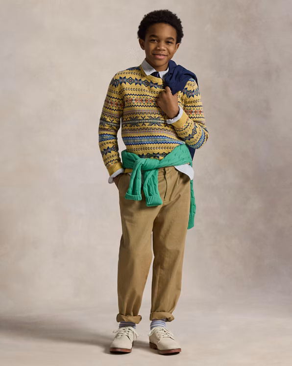 Fair Isle Cotton Jumper