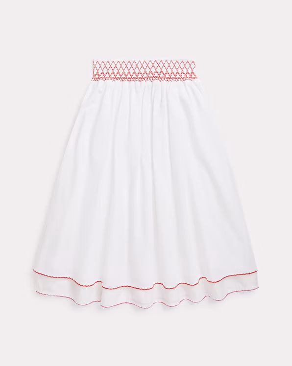 Cotton Poplin Boxy Top & Skirt Set