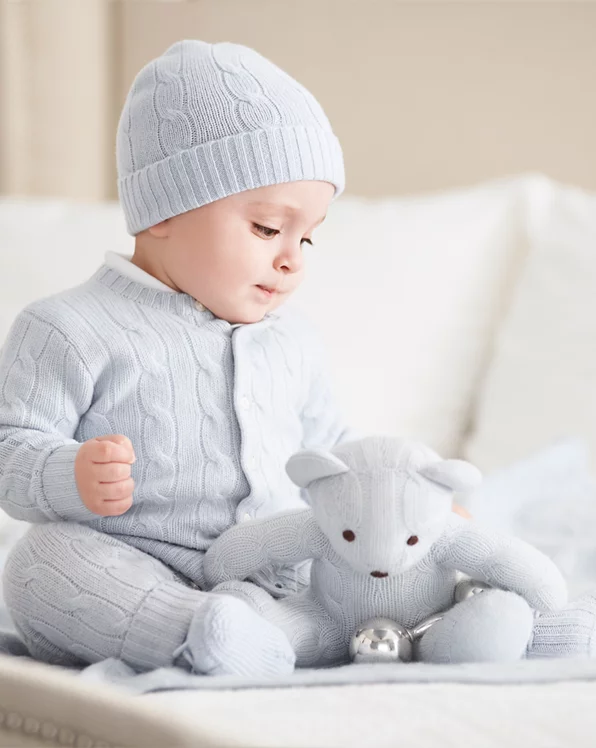 Cable-Knit Cashmere Cardigan