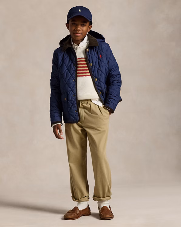 Flag Cotton Crewneck Jumper