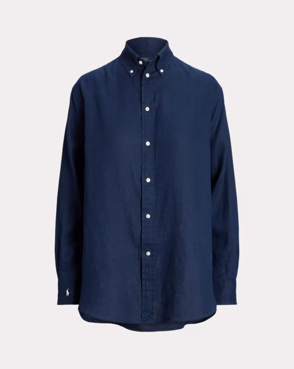 Oversize Fit Linen Shirt