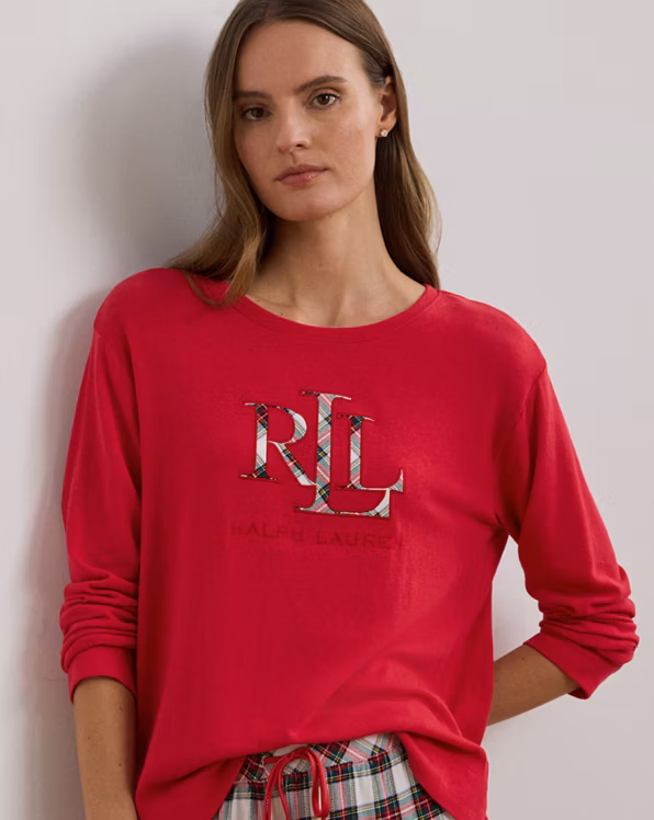 Plaid Jersey Pyjama Set