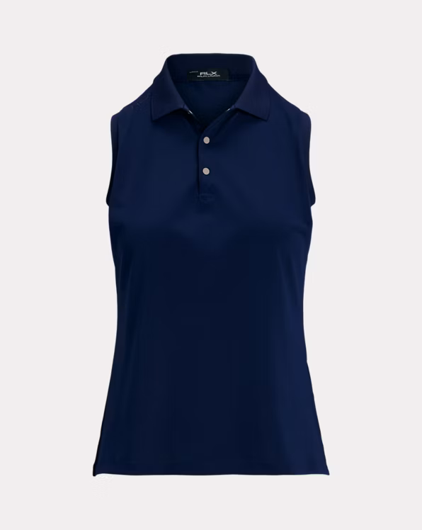 Classic Fit Sleeveless Polo Shirt