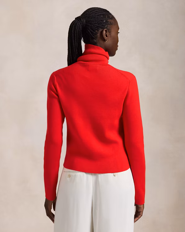 Cotton-Blend Rollneck
