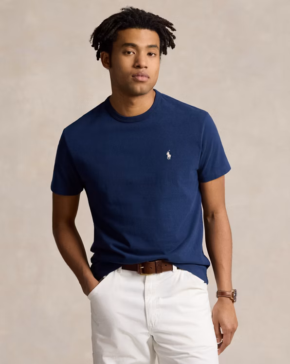 Classic Fit Jersey Crewneck T-Shirt