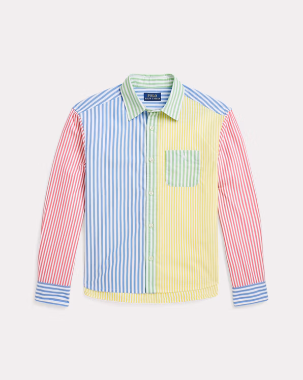 Striped Cotton Boxy Fun Shirt