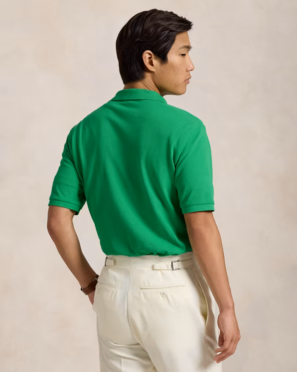 Classic Fit Polo Bear Mesh Polo Shirt