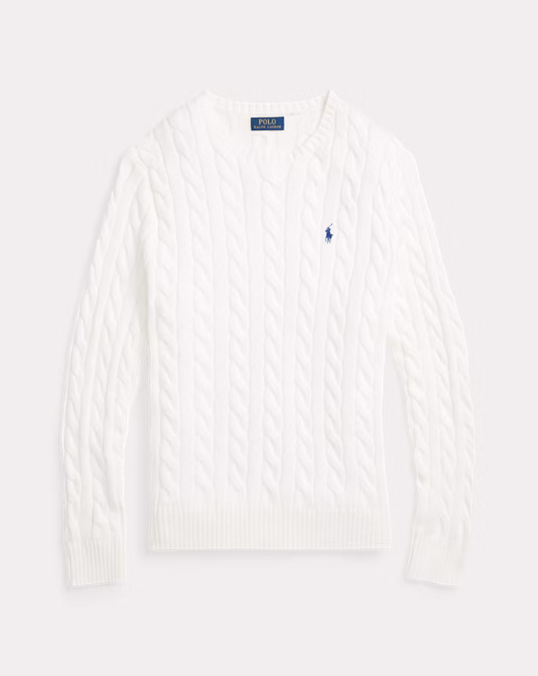 Cable-Knit Cotton Jumper