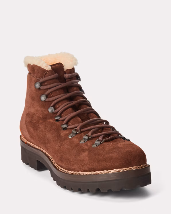 Darrow Shearling-Lined Calf-Suede Boot