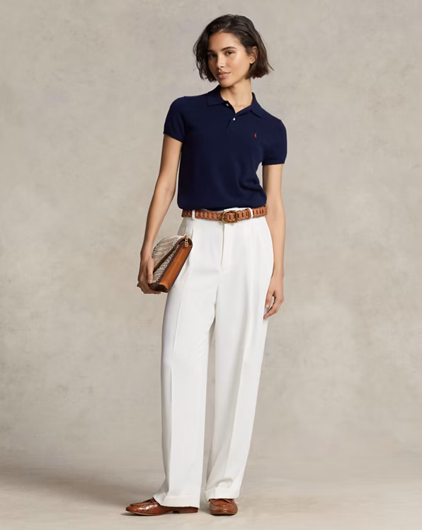 Slim Fit Cashmere Polo Shirt