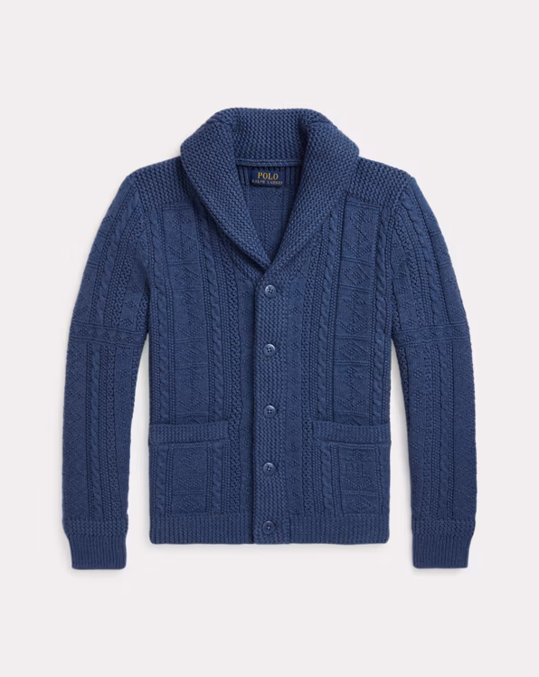 Anchor Cotton Shawl Cardigan