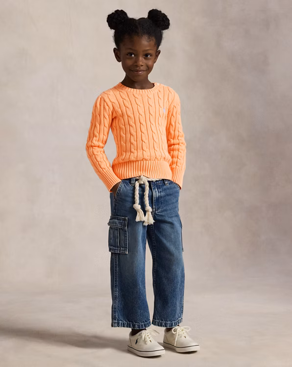 Cable-Knit Cotton Jumper