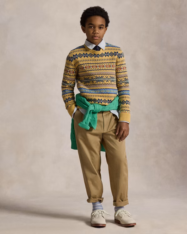 Fair Isle Cotton Jumper