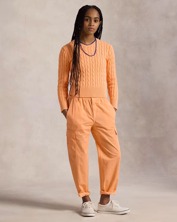 Cable-Knit Cotton Jumper