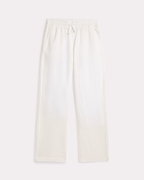 Linen Drawstring Trouser