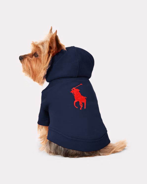 Big Pony Fleece Dog Hoodie