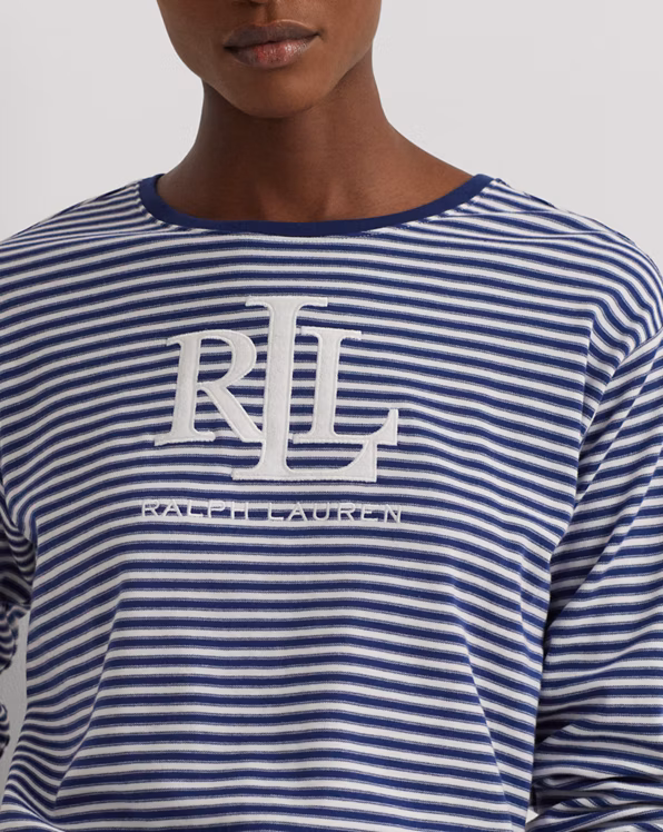 Logo Striped Interlock Pyjama Set