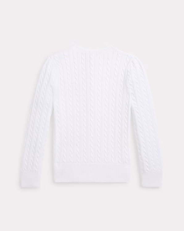 Mini-Cable Cotton Cardigan