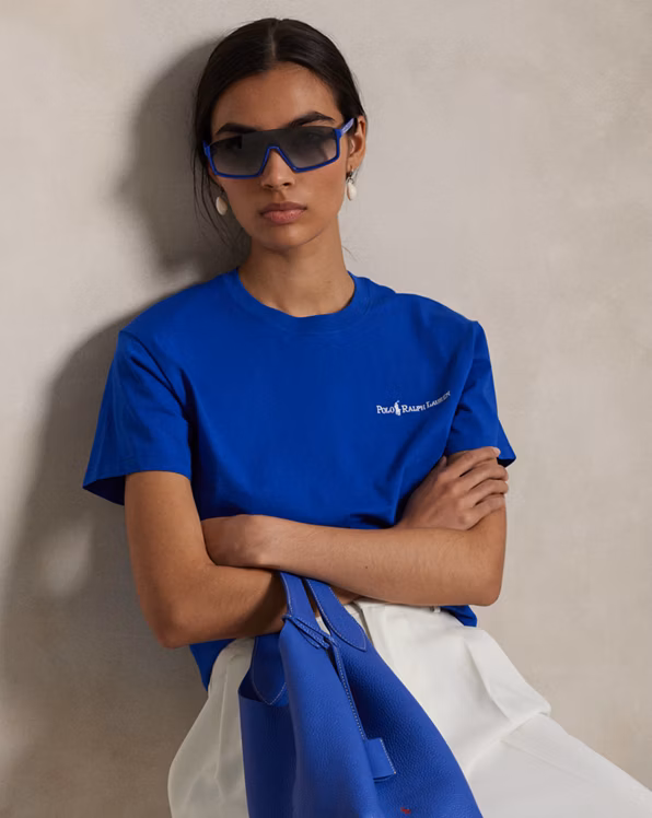 Logo Cotton Jersey Crewneck Tee