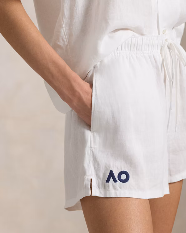 Australian Open Linen-Cotton Short