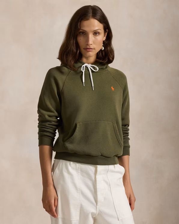 Shrunken Fit Fleece Hoodie