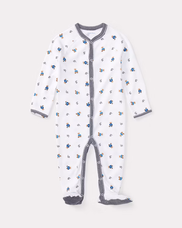 Polo Bear Cotton Coverall