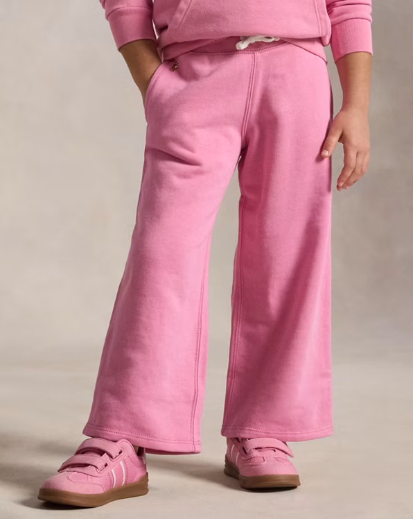 French Terry Wide-Leg Tracksuit Bottom