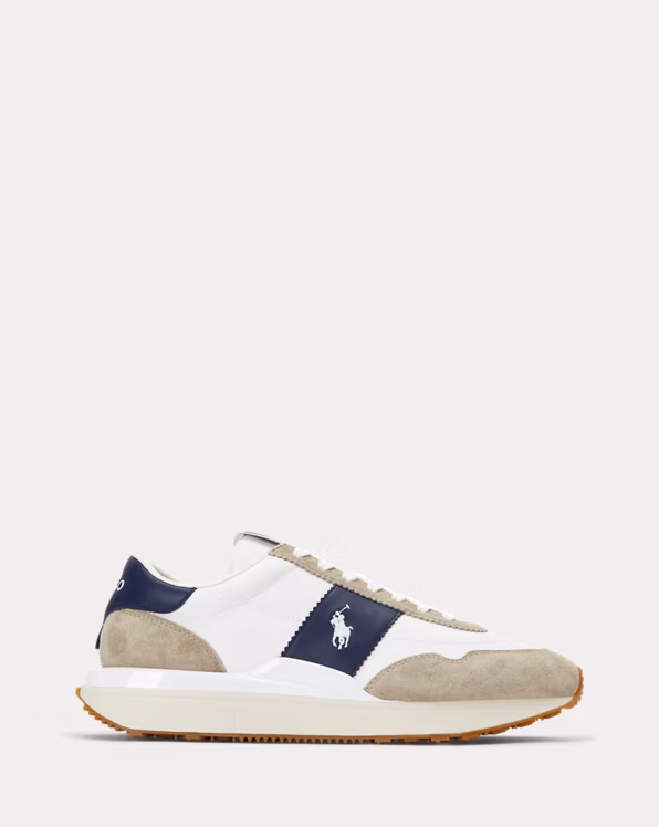 Train 89 Suede-Panelled Trainer