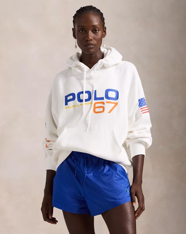 Flag Logo Fleece Hoodie