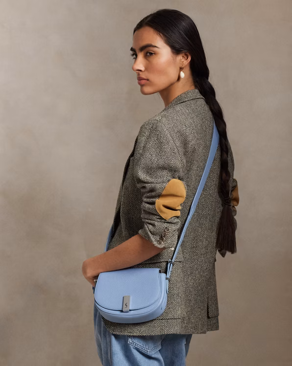 Polo ID Leather Mini Saddle Bag