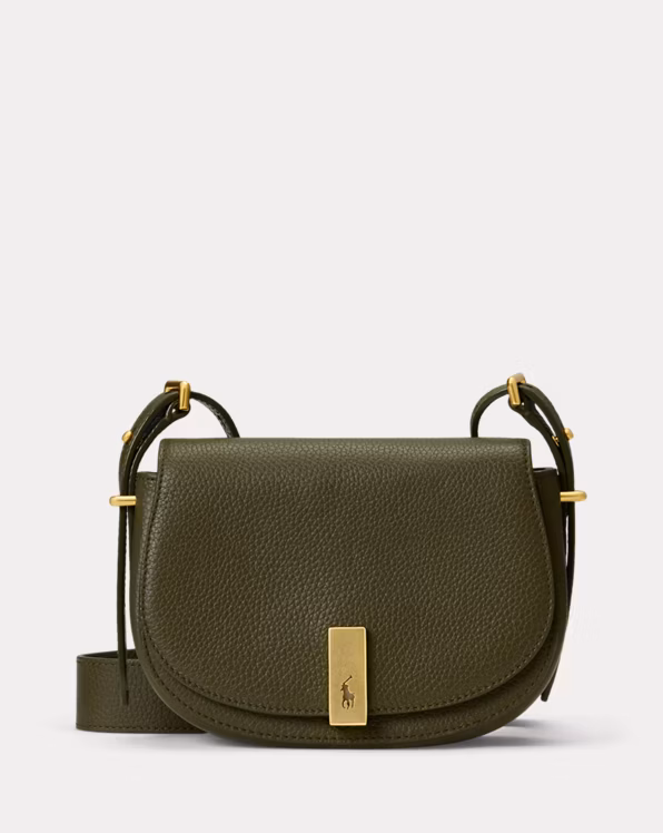 Polo ID Leather Mini Saddle Bag