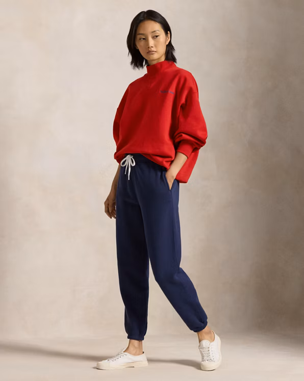 Logo Fleece Mockneck