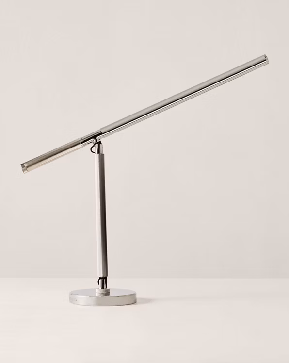 Barrett Knurled Boom-Arm Desk Light