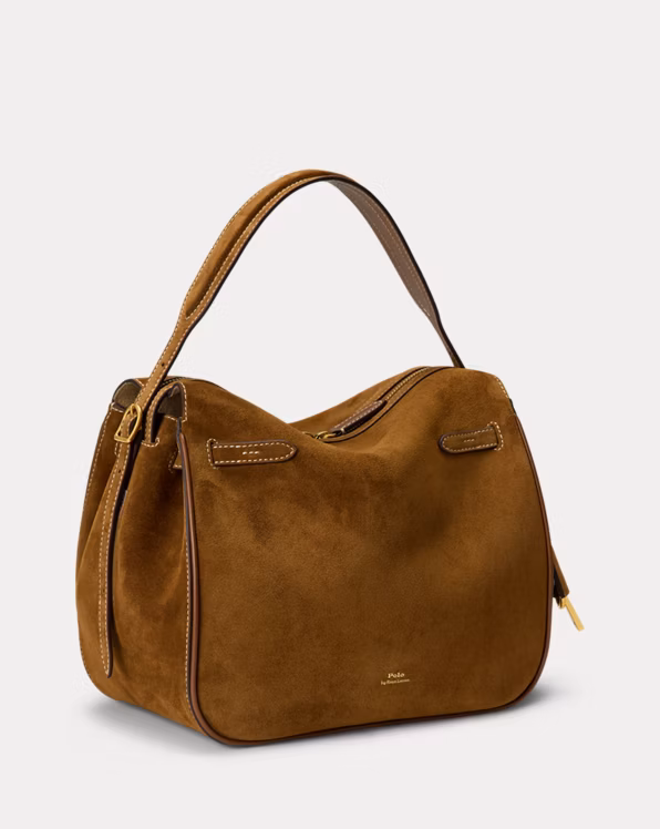 Polo ID Suede Satchel