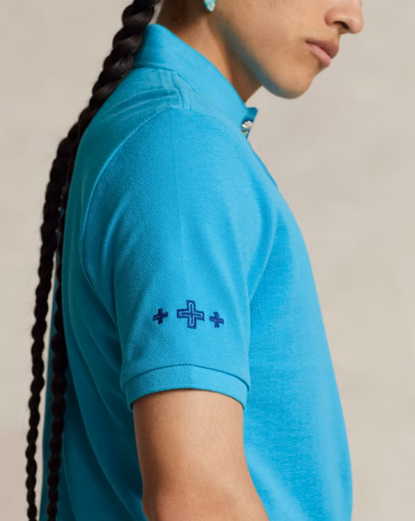 PRL x Naiomi Glasses Mesh Polo Shirt