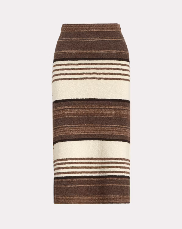 PRL x Naiomi Glasses Wool-Blend Skirt