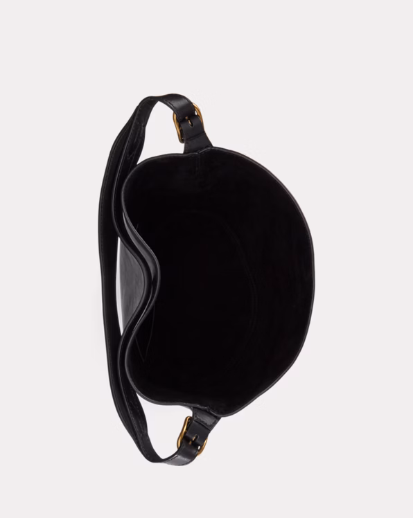 Leather Bellport Bucket Bag