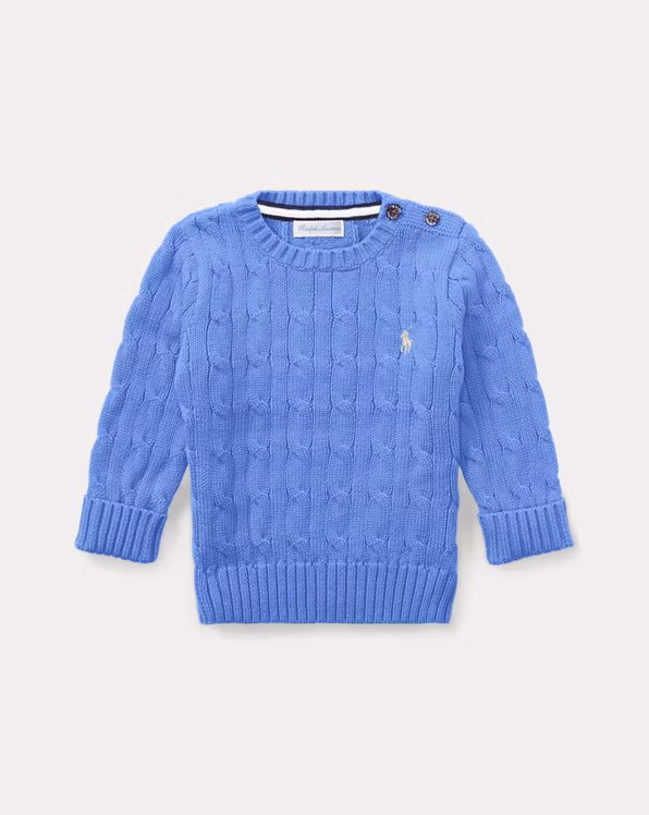 Cable-Knit Cotton Jumper