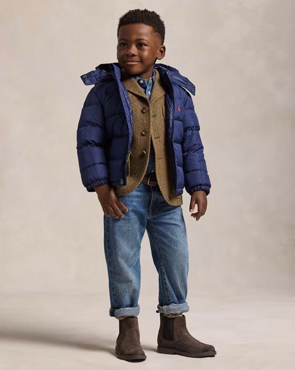 Ripstop Down Hooded Jacket