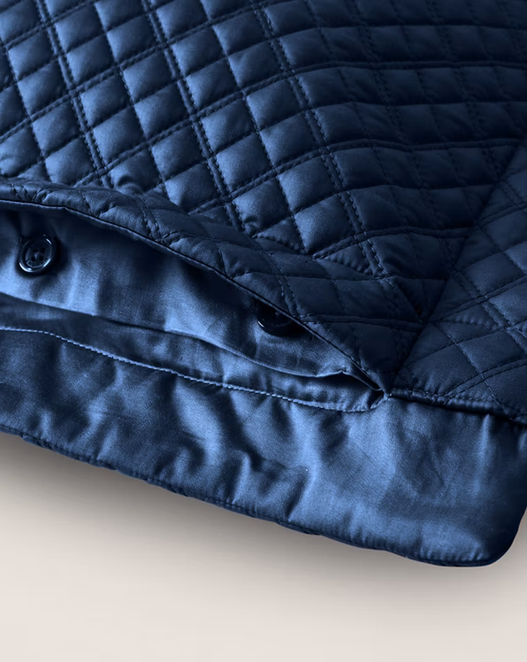 Argyle Quilted Sateen Sham