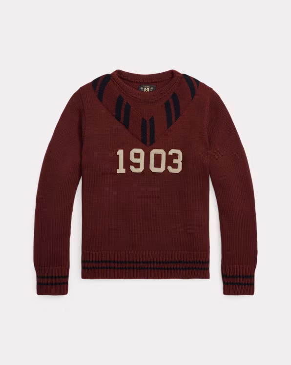Appliquéd Wool Jumper