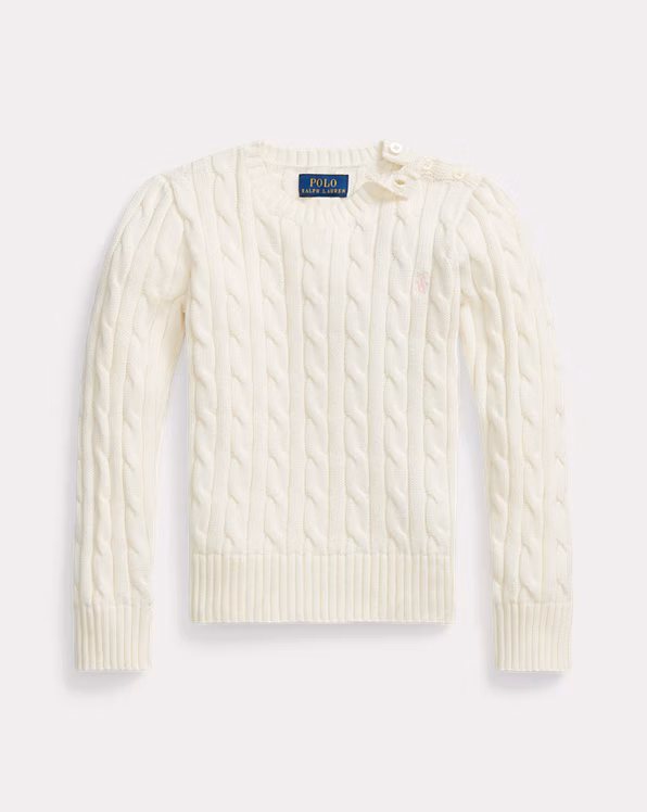 Cable-Knit Cotton Jumper