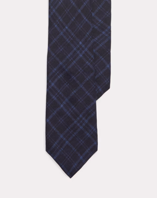 Plaid Silk Tie