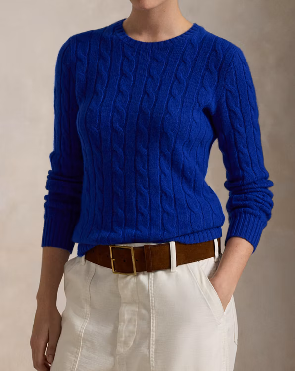 Cable-Knit Cashmere Jumper