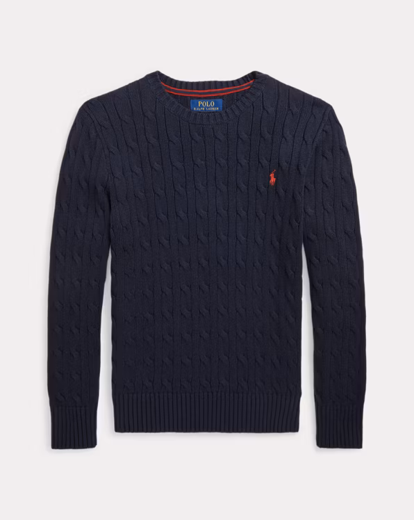 Cable-Knit Cotton Jumper