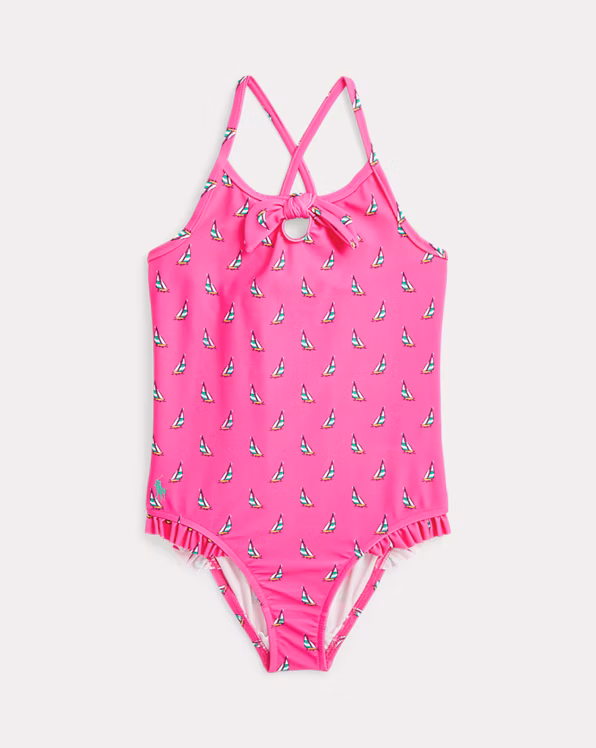 Sailboat One-Piece Swimsuit