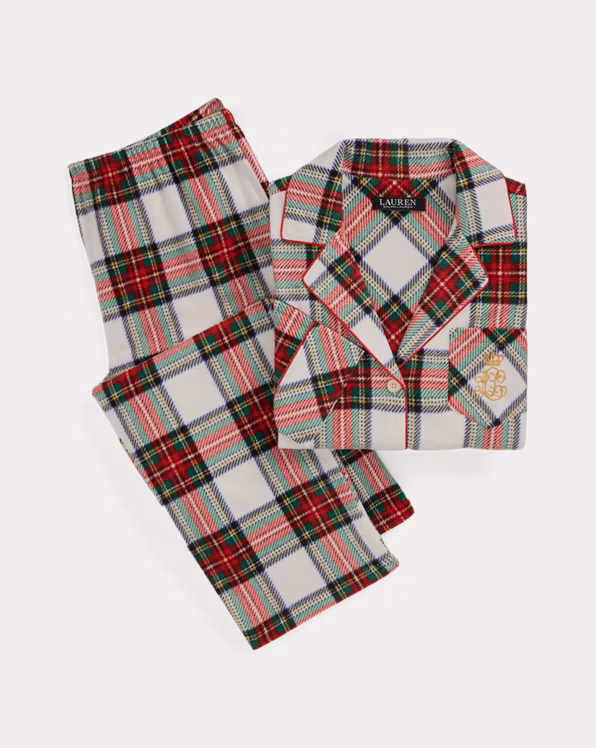 Plaid Fleece Sleep Set