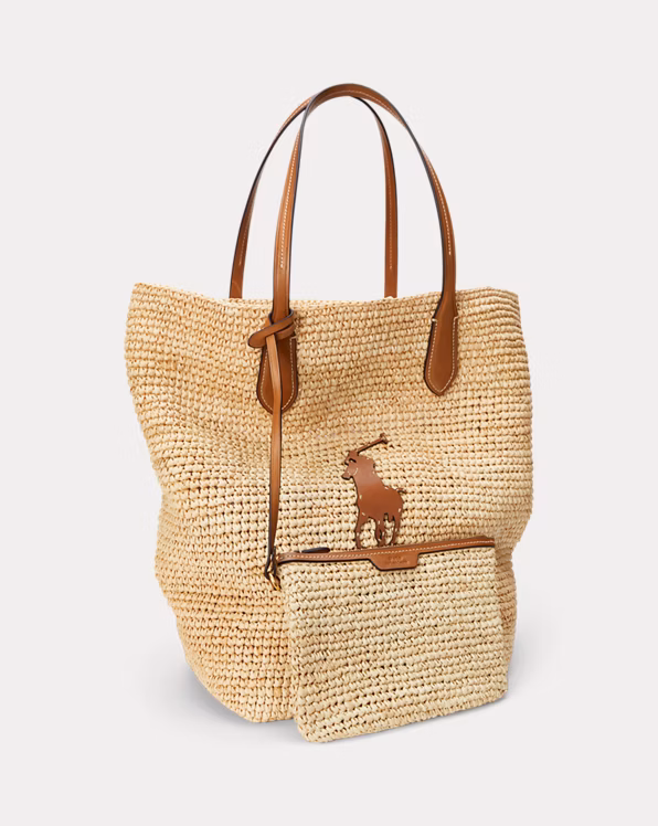 Big Pony Raffia Large Tote