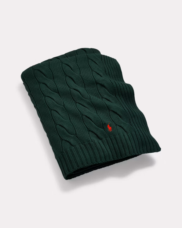 Hanley Cable-Knit Throw Blanket