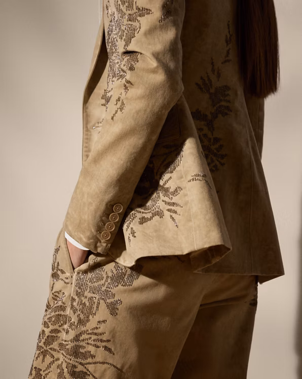 Parker Embellished Cotton Chino Jacket